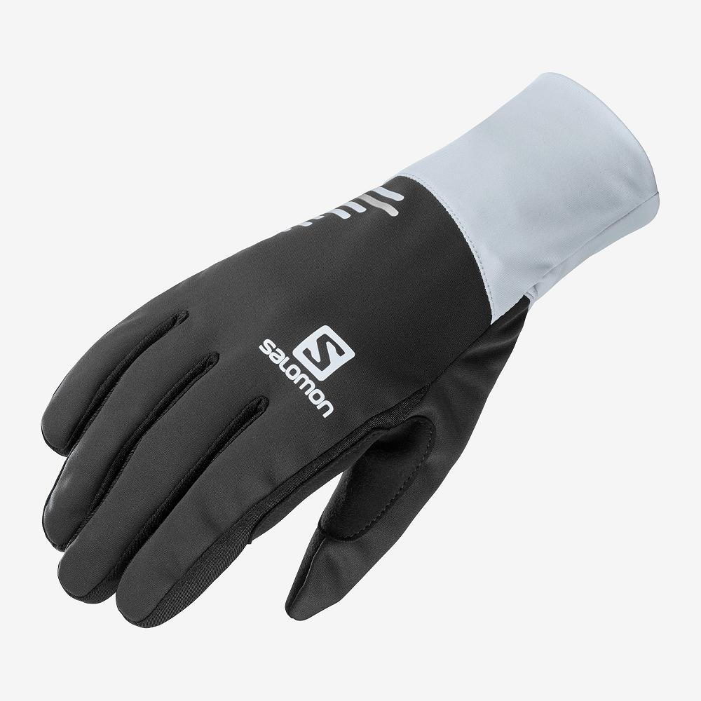 Salomon EQUIPE U - Mens Gloves - Black - NZ (67015-OALK)